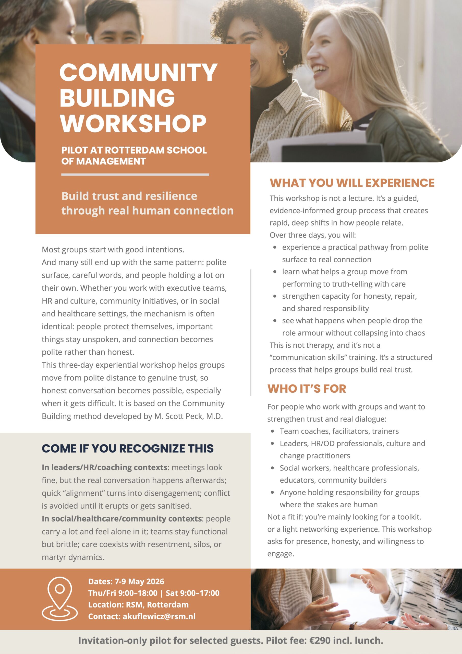 Example of a recent collaboration with the mba program at the University of Rotterdam 